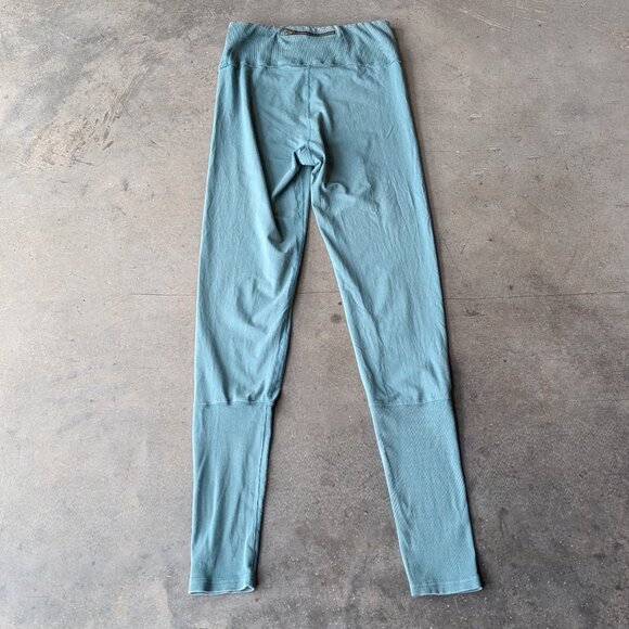 Free People Movement Teal Green High Rise Full Length Leggings large - Picture 8 of 8